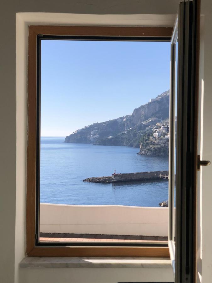 Вилла Infinity Sea View House Амальфи Экстерьер фото